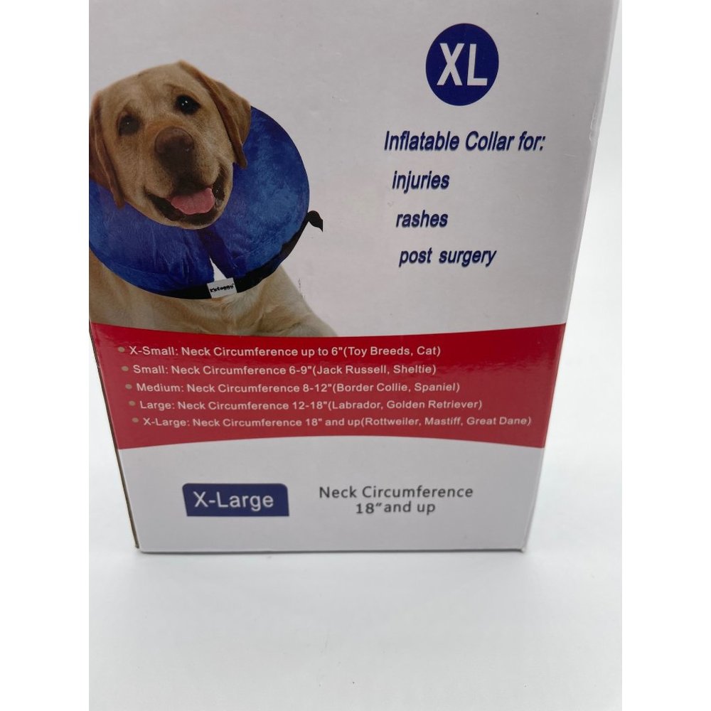 Katoggy Protective Inflatable Recovery Collar, Soft Blow-up Dog Cone Collar, Pet